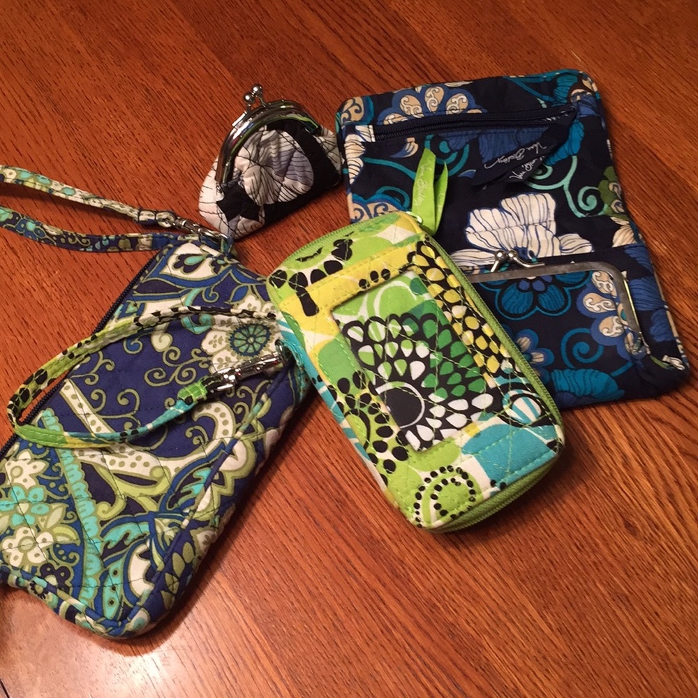 Vera Bradley lot of wallets.